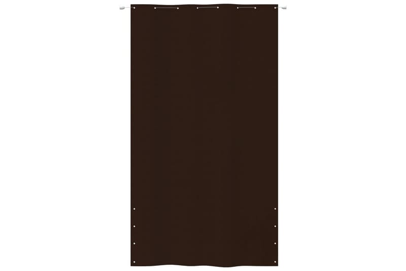 Balkongskjerm brun 160x240 cm oxfordstoff - Brun - Balkongbeskyttelse