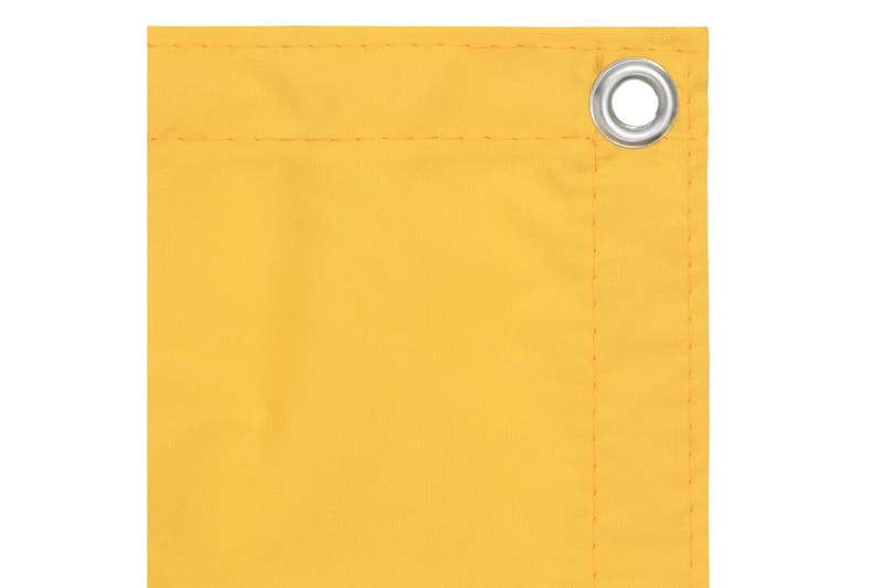 Balkongskjerm gul 120x300 cm oxfordstoff - Gul - Balkongbeskyttelse