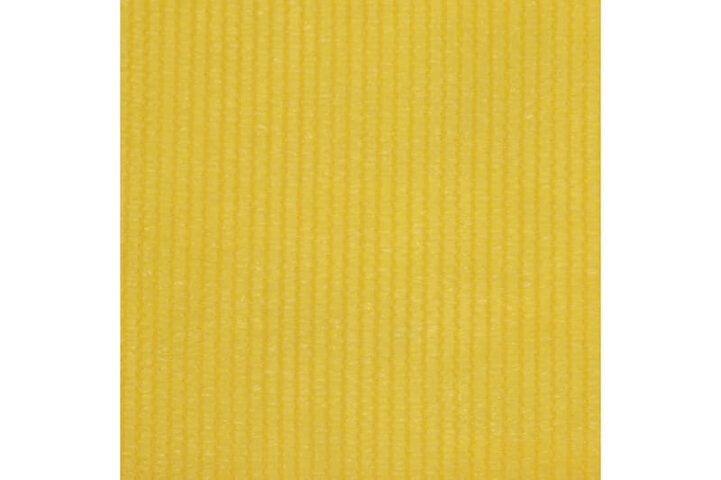 Balkongskjerm gul 75x300 cm HDPE - Gul - Balkongbeskyttelse