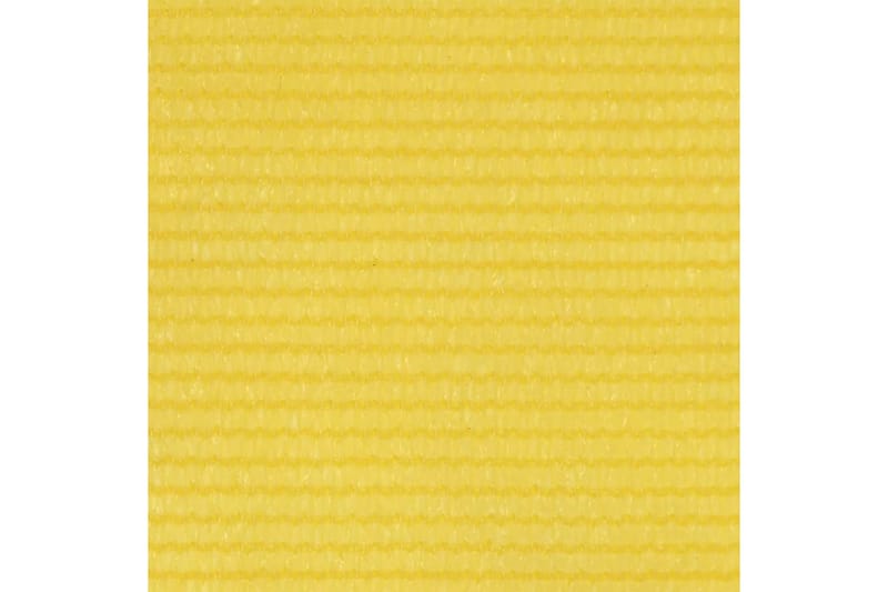 Balkongskjerm gul 90x600 cm HDPE - Gul - Balkongbeskyttelse