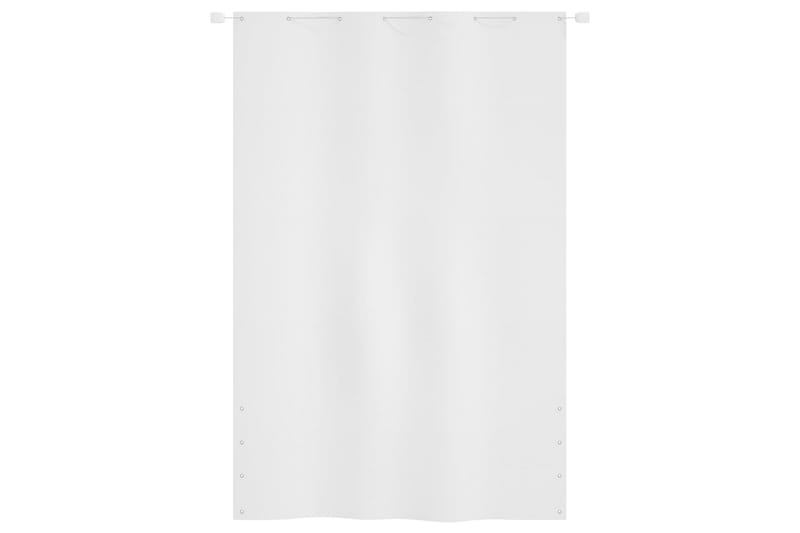 Balkongskjerm hvit 160x240 cm oxfordstoff - Hvit - Balkongbeskyttelse