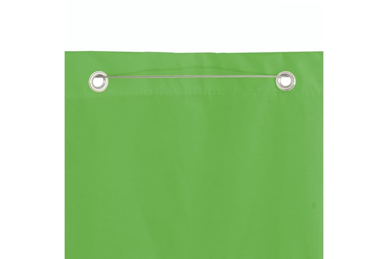 Balkongskjerm lysegrønn 100x240 cm oxfordstoff - grønn - Balkongbeskyttelse
