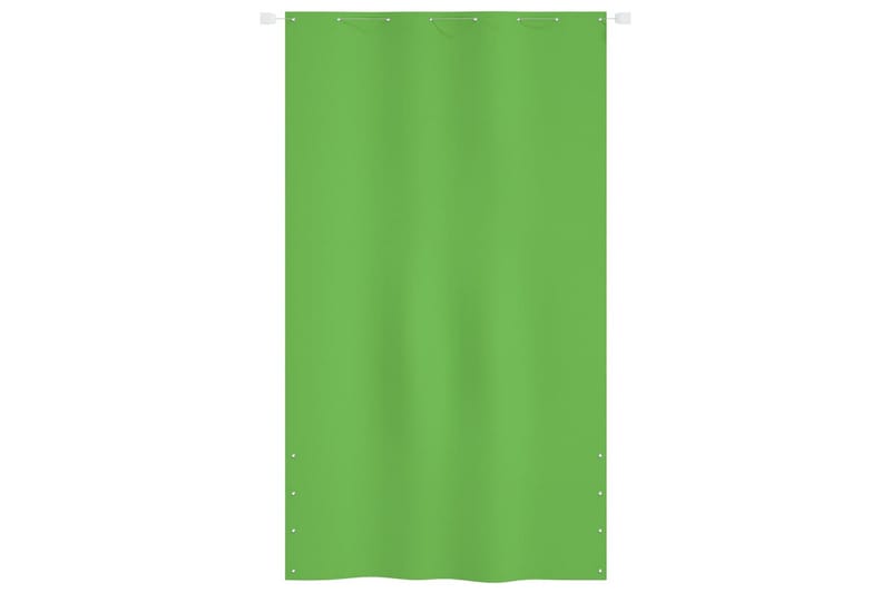Balkongskjerm lysegrønn 140x240 cm oxfordstoff - grønn - Balkongbeskyttelse