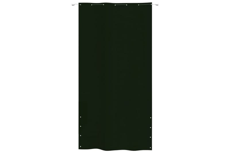 Balkongskjerm mørkegrønn 140x240 cm oxfordstoff - grønn - Balkongbeskyttelse