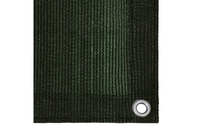 Balkongskjerm mørkegrønn 75x300 cm HDPE - grønn - Balkongbeskyttelse