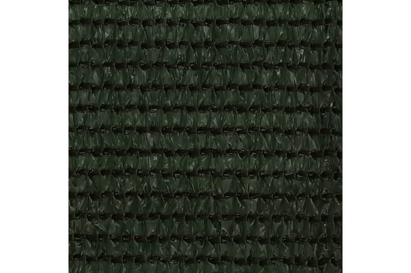 Balkongskjerm mørkegrønn 75x500 cm HDPE - Grønn - Balkongbeskyttelse