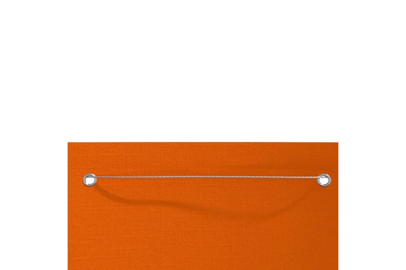 Balkongskjerm oransje 100x240 cm oxfordstoff - Oransj - Balkongbeskyttelse
