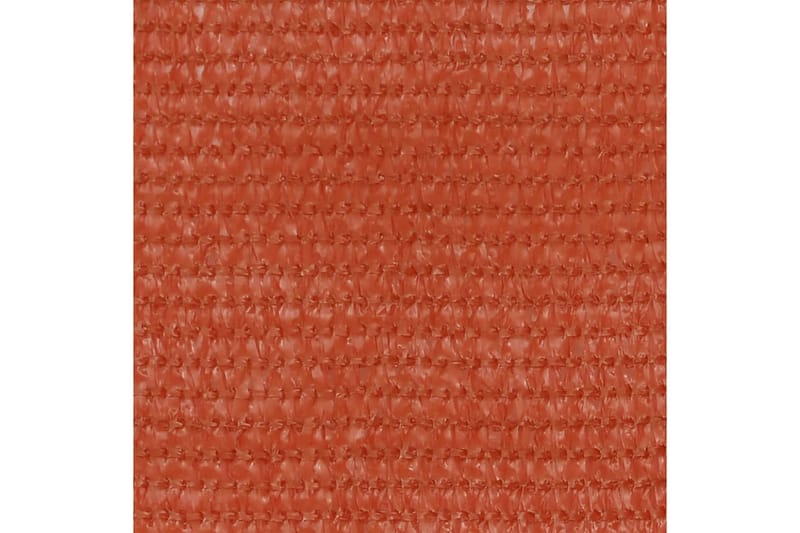 Balkongskjerm oransje 120x500 cm HDPE - Oransj - Balkongbeskyttelse