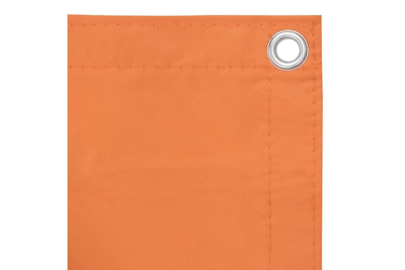 Balkongskjerm oransje 75x300 cm oxfordstoff - Oransj - Balkongbeskyttelse
