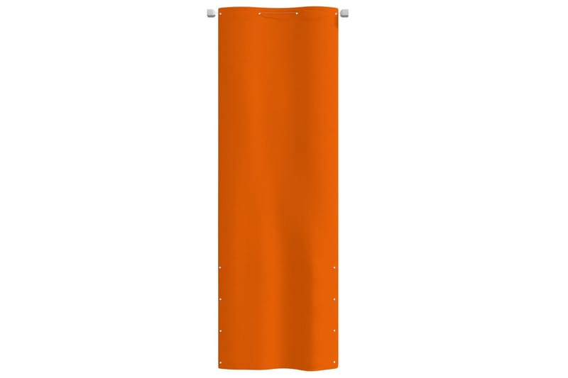 Balkongskjerm oransje 80x240 cm oxfordstoff - Oransj - Balkongbeskyttelse