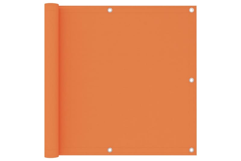 Balkongskjerm oransje 90x400 cm oxfordstoff - Oransj - Balkongbeskyttelse