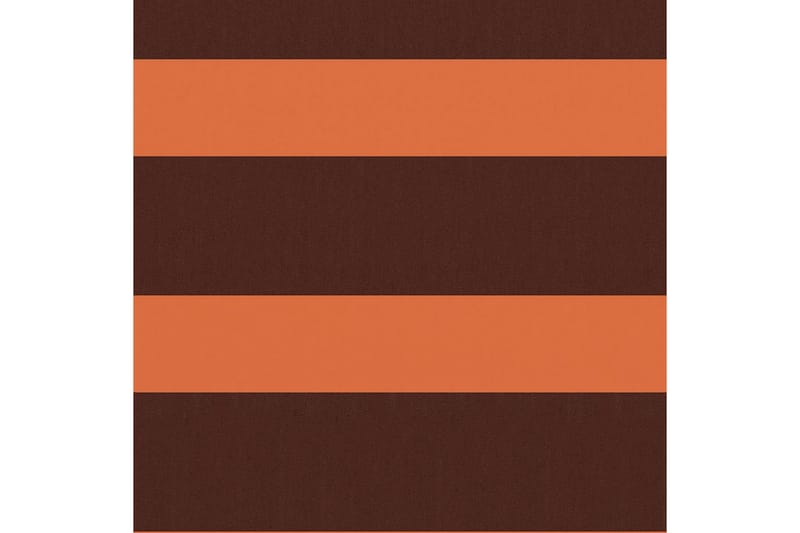 Balkongskjerm oransje og brun 120x400 cm oxfordstoff - Flerfarget - Balkongbeskyttelse