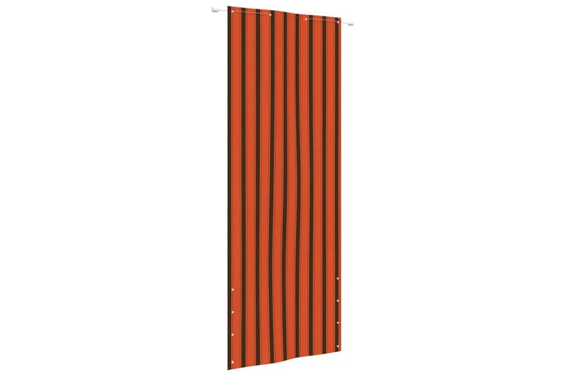 Balkongskjerm oransje og brun 80x240 cm oxfordstoff - Flerfarget - Balkongbeskyttelse