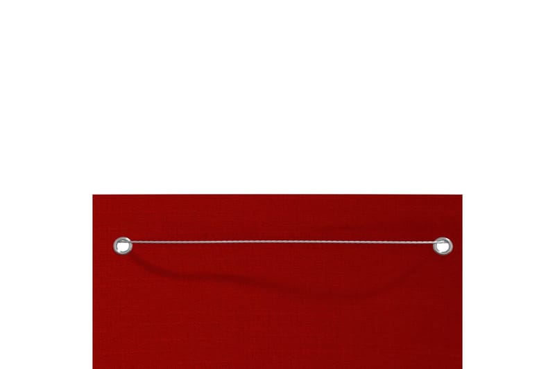Balkongskjerm rød 120x240 cm oxfordstoff - Rød - Balkongbeskyttelse