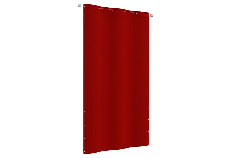 Balkongskjerm rød 120x240 cm oxfordstoff - Rød - Balkongbeskyttelse