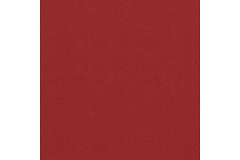 Balkongskjerm rød 120x400 cm oxfordstoff - Rød - Balkongbeskyttelse