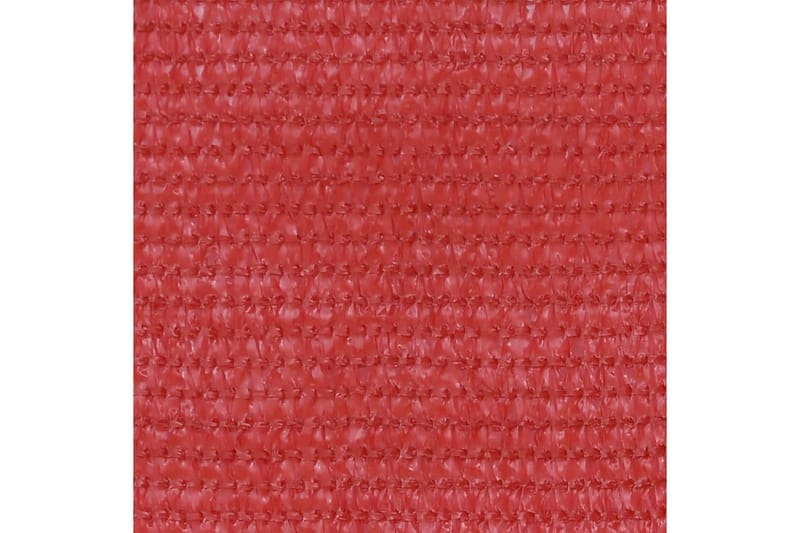 Balkongskjerm rød 120x500 cm HDPE - Rød - Balkongbeskyttelse