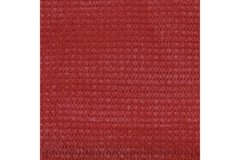 Balkongskjerm rød 120x600 cm HDPE - Rød - Balkongbeskyttelse