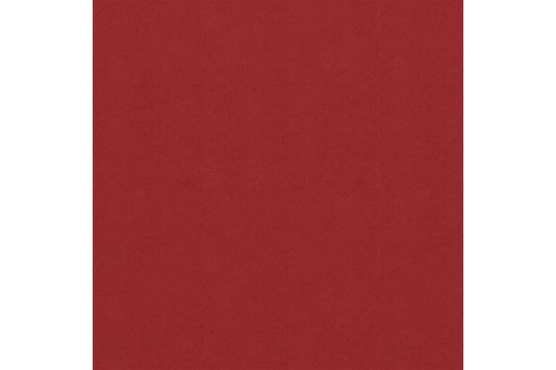 Balkongskjerm rød 90x500 cm oxfordstoff - Rød - Balkongbeskyttelse