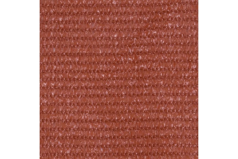 Balkongskjerm terrakotta 120x500 cm HDPE - Brun - Balkongbeskyttelse