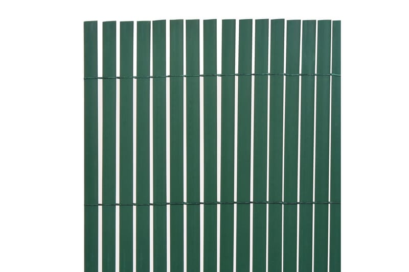 Dobbelsidet hagegjerde 110x300 cm grønn - grønn - Balkongbeskyttelse
