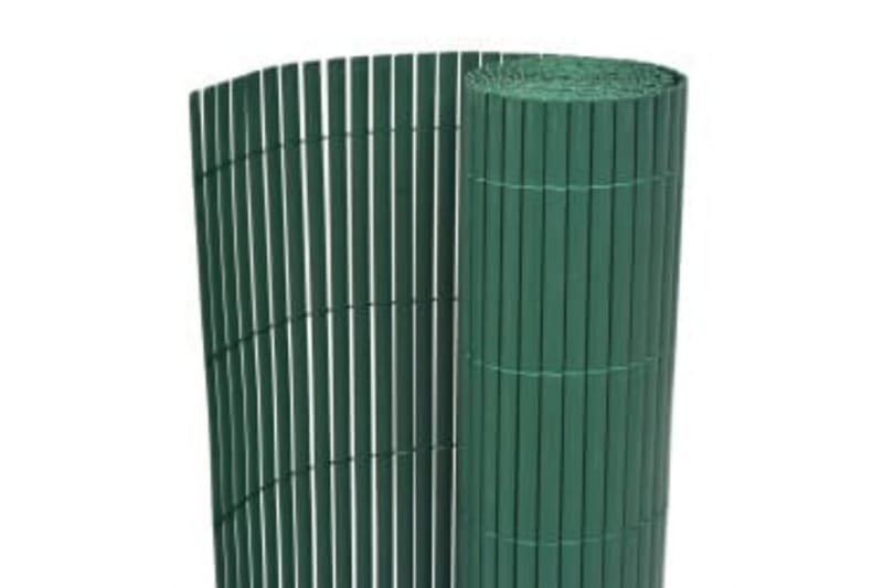 Dobbelsidet hagegjerde 110x300 cm grønn - grønn - Balkongbeskyttelse