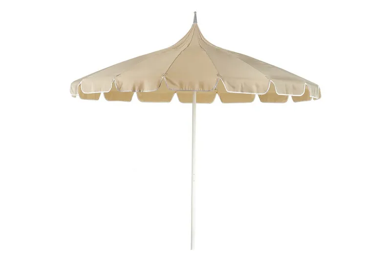 Balkongparasoll Beliani Minoa Beige Beige