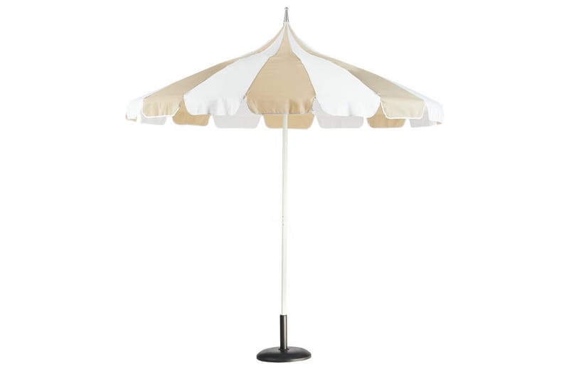 Balkongparasoll Beliani Minoa Beige Beige||White - Hagemøbler & utemiljø - Solbeskyttelse - Parasoller - Balkongparasoll