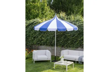 Balkongparasoll Beliani Minoa Beige blue||White - Hagemøbler & utemiljø - Solbeskyttelse - Parasoller - Balkongparasoll