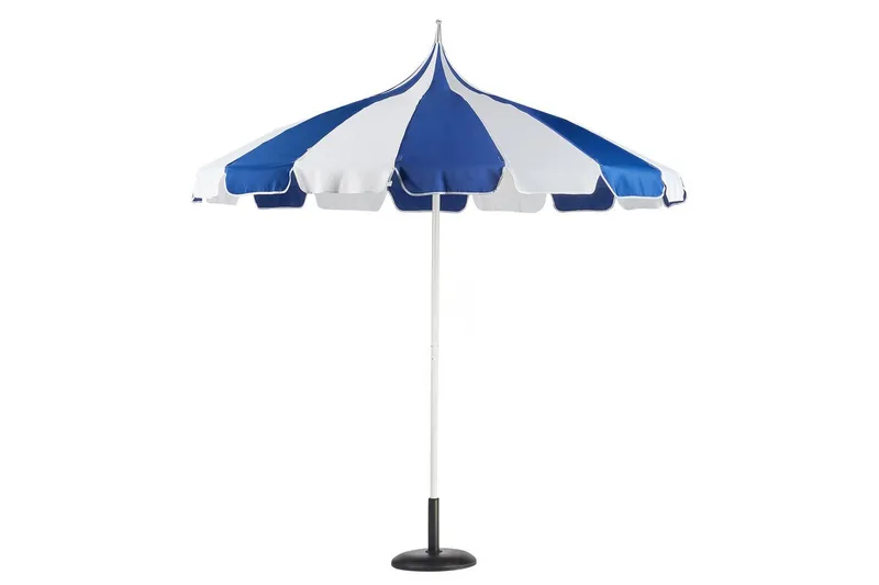 Balkongparasoll Beliani Minoa Beige blue||White - Hagemøbler & utemiljø - Solbeskyttelse - Parasoller - Balkongparasoll