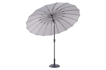 Faenza Parasol 255 cm - Svart/Grå - Hagemøbler & utemiljø - Solbeskyttelse - Parasoller