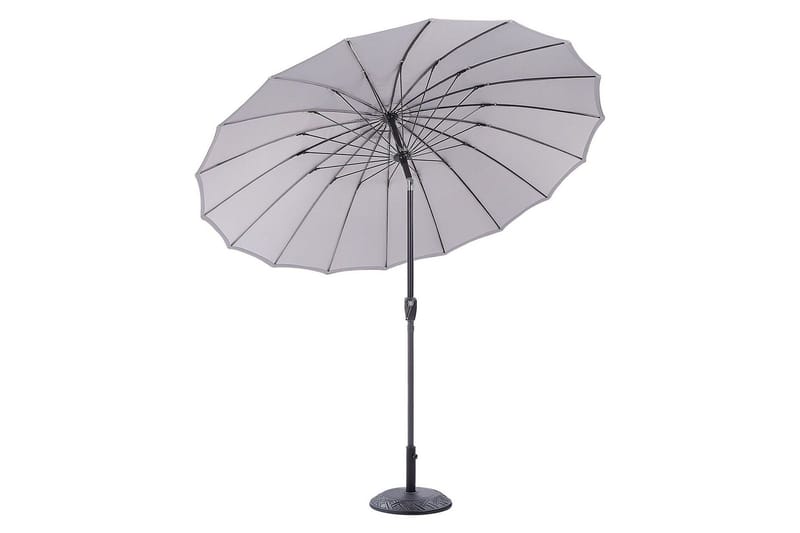 Faenza Parasol 255 cm - Svart/Grå - Hagemøbler & utemiljø - Solbeskyttelse - Parasoller