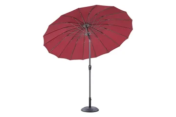 Faenza Parasol 255 cm - Rød Svart - Hagemøbler & utemiljø - Solbeskyttelse - Parasoller