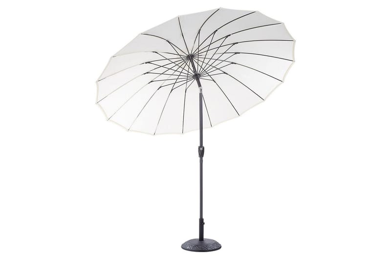 Faenza Parasol 255 cm - Beige/Sort - Hagemøbler & utemiljø - Solbeskyttelse - Parasoller
