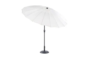 Faenza Parasol 255 cm - Beige/Sort - Hagemøbler & utemiljø - Solbeskyttelse - Parasoller