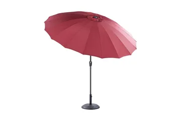 Faenza Parasol 255 cm - Rød Svart - Hagemøbler & utemiljø - Solbeskyttelse - Parasoller