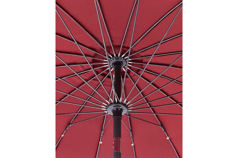 Faenza Parasol 255 cm - Rød Svart - Hagemøbler & utemiljø - Solbeskyttelse - Parasoller