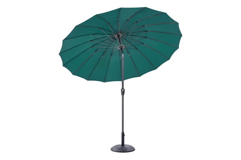 Faenza Parasol 255 cm - Grønn/Svart - Hagemøbler & utemiljø - Solbeskyttelse - Parasoller - Balkongparasoll