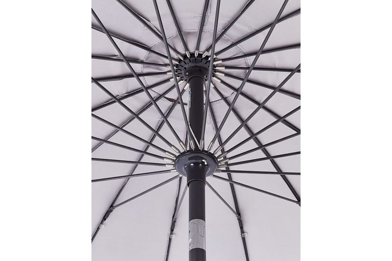 Faenza Parasol 255 cm - Svart/Grå - Hagemøbler & utemiljø - Solbeskyttelse - Parasoller