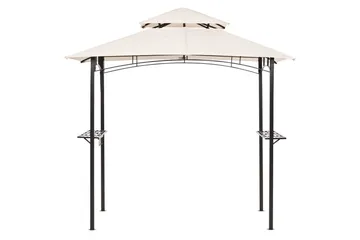 Lusthus Beliani Naro Beige/svart Beige||Black - Hagemøbler & utemiljø - Solbeskyttelse - Paviljong