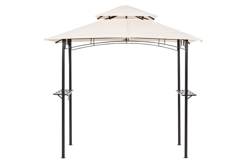 Lusthus Beliani Naro Beige/svart Beige||Black - Hagemøbler & utemiljø - Solbeskyttelse - Paviljong