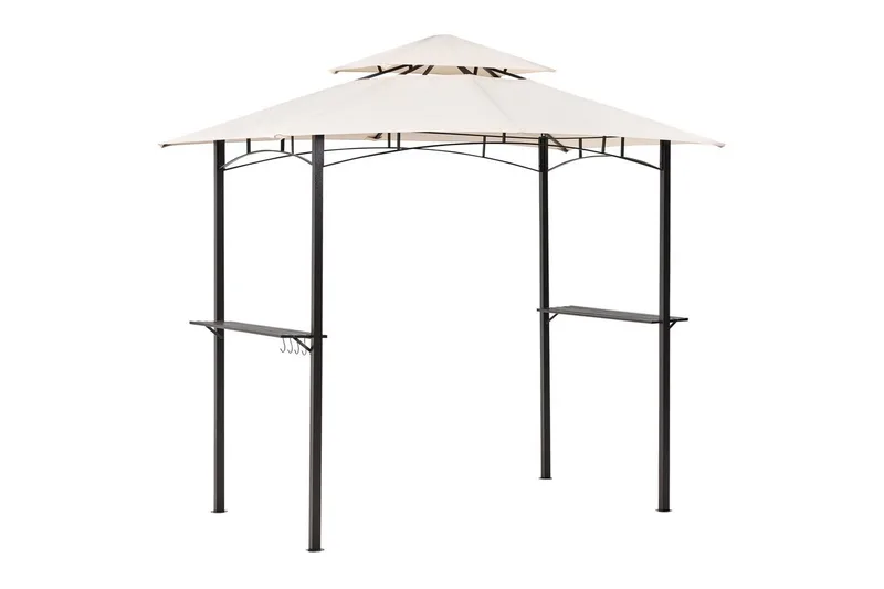Lusthus Beliani Naro Beige/svart Beige||Black