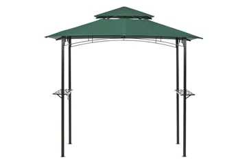 Lusthus Beliani Naro Beige/svart Green||Black - Hagemøbler & utemiljø - Solbeskyttelse - Paviljong