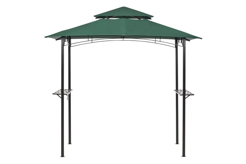 Lusthus Beliani Naro Beige/svart Green||Black - Hagemøbler & utemiljø - Solbeskyttelse - Paviljong