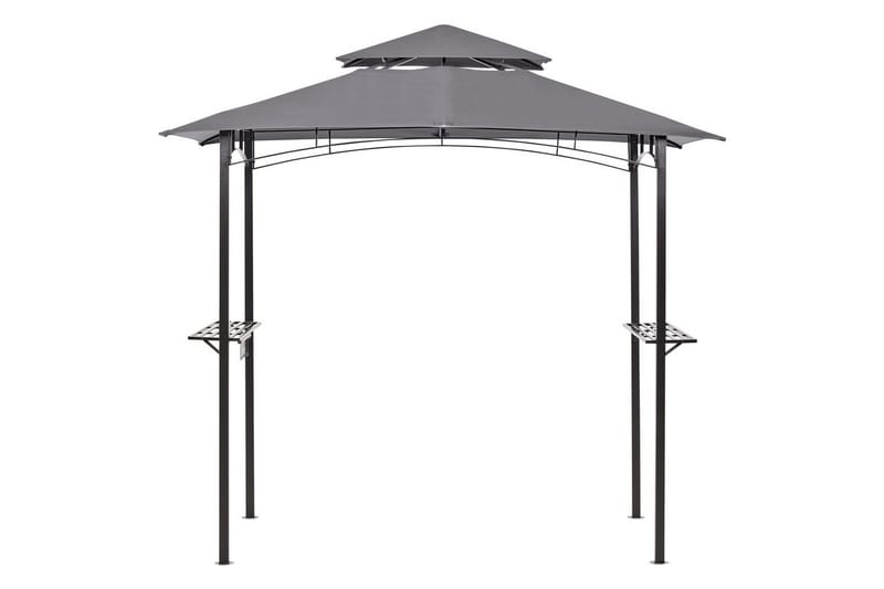Lusthus Beliani Naro Beige/svart Grey||Black - Hagemøbler & utemiljø - Solbeskyttelse - Paviljong