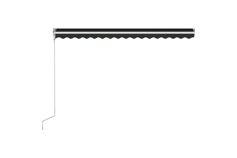 Automatisk uttrekkbar markise 400x300 cm antrasitt - Grå - Markiser - Terrassemarkise
