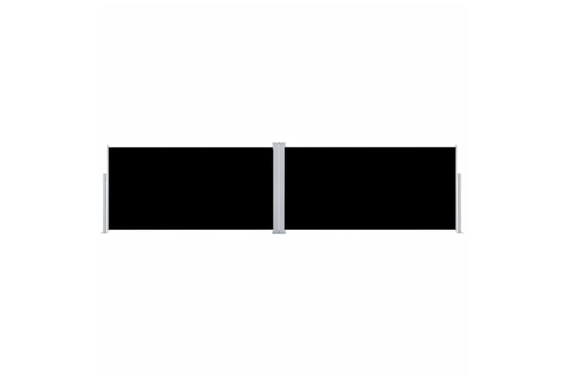 beBasic Uttrekkbar sidemarkise svart 160x600 cm - Svart - Sidemarkise - Markiser