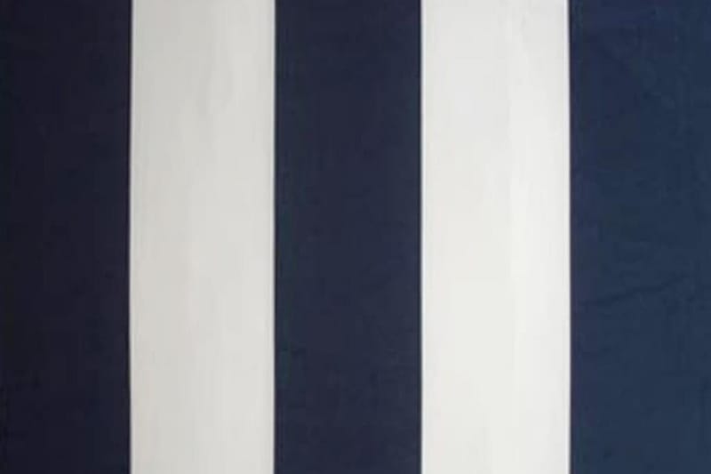 Foldbar markise manuell 300 cm blå/hvit - Blå|Hvit - Markiser - Terrassemarkise