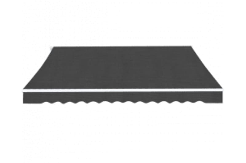 Foldbar markise manuell 600 cm antrasitt - Markiser - Terrassemarkise