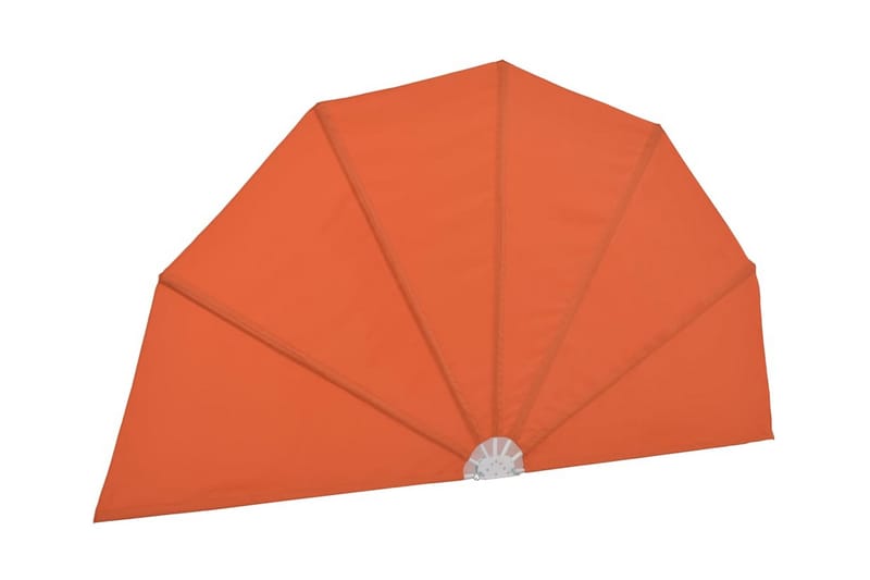 Sammenleggbar sidemarkise for terrasse terrakotta 160 cm - Orange - Sidemarkise - Markiser
